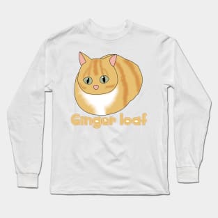 Ginger loaf (fluffy ginger cat) Long Sleeve T-Shirt